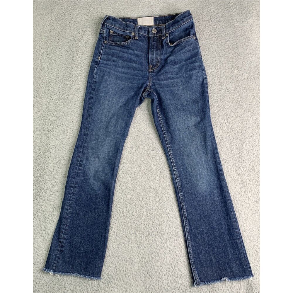 Everlane Jeans Women's Size‎ 24 Waist Measures Tag 26 Raw Hem Cotton Blend Jeans